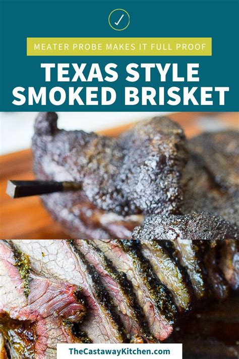 juicy tender texas style smoked brisket with meater recipe smoked brisket texas style