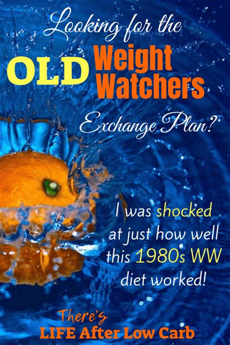Old Weight Watchers Food Exchange Program Blog Dandk