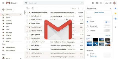 Gmail Quick Settings How To Easily Change Your Inboxs Theme