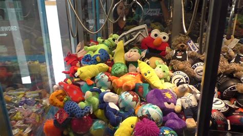 Mini Licensed Plush At Dave And Busters Claw Machine Wins Youtube