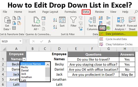 How To Make A Drop Down List In Excel With Columns Traillasopa