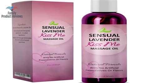 Sensual Massage Oil For Sex To Excite Lovers With Lavender Essential Oil Massage Therapy And