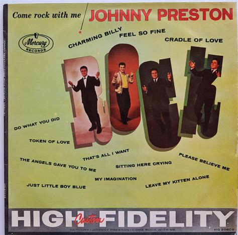 Johnny Preston Come Rock With Me 1960 Vinyl Discogs
