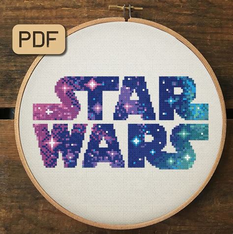 Free shipping on orders $80+! Star Wars Cross Stitch Pattern Galaxy Cross Stitch Pattern ...