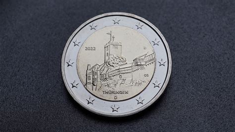 2 Euros Allemagne 2022 Commémorative Wartburg Empire Des Monnaies