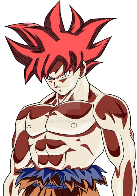 Goku New Form Limit Break Palette 4 Red By Al3x796 On Deviantart