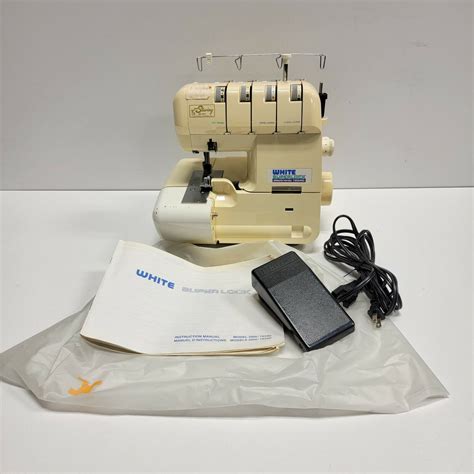 White Superlock Electronic Model 1934d Serger Sewing Machine Ebay