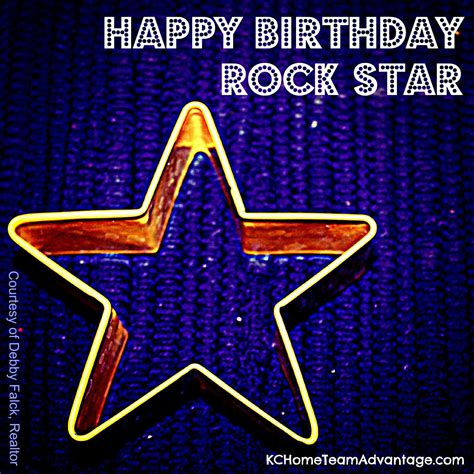 Happy Birthday Rock Star Birthday Post Debby Falck Realtor Rock