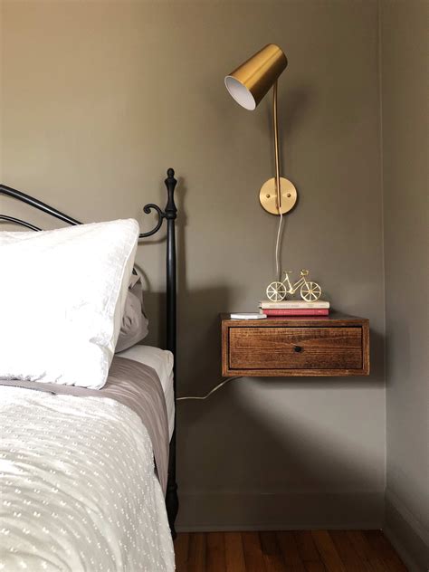 Hang or mount the linear nightstand on your wall. Three Surprisingly Cheap Bedroom Updates: One Room ...