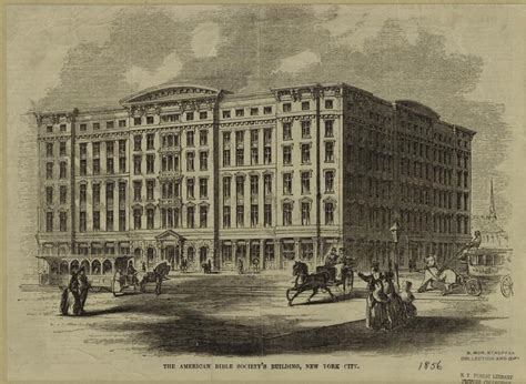 The American Bible Societys Building New York City Nypl Digital Collections
