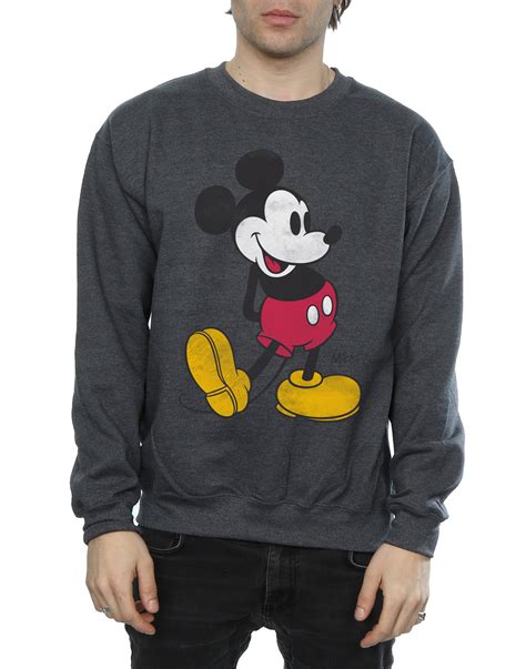 Why wouldn't you want to wear one at all times? Disney Men's Mickey Mouse Classic Kick Sweatshirt | eBay