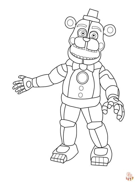 Dibujos De Five Nights At Freddys Para Colorear Descargar E Imprimir