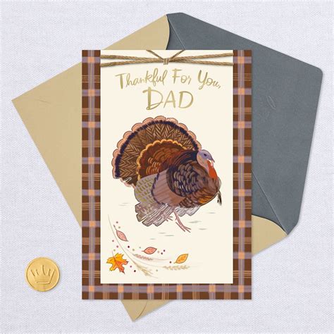 Thankful For You Thanksgiving Card For Dad Greeting Cards Hallmark
