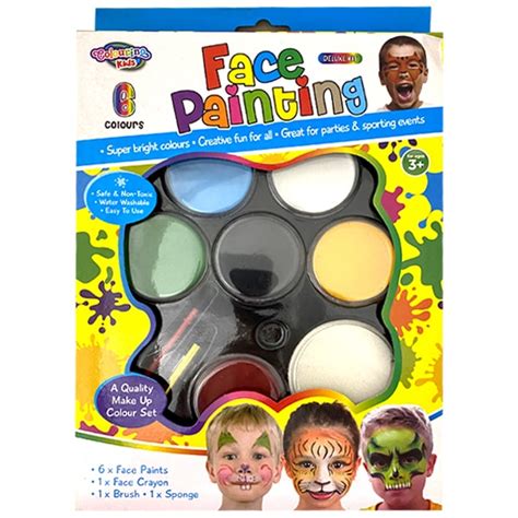 Face Painting Kit Deluxe Face Painting Set Artworx Art Supplies