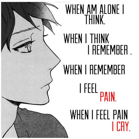 Sad Anime Wallpaper With Quote Hd Wallpaper Background Image The Best Porn Website