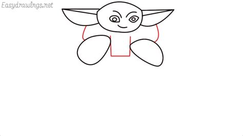 How to draw baby yoda easy step by step cute. How to draw a baby yoda step by step for beginners