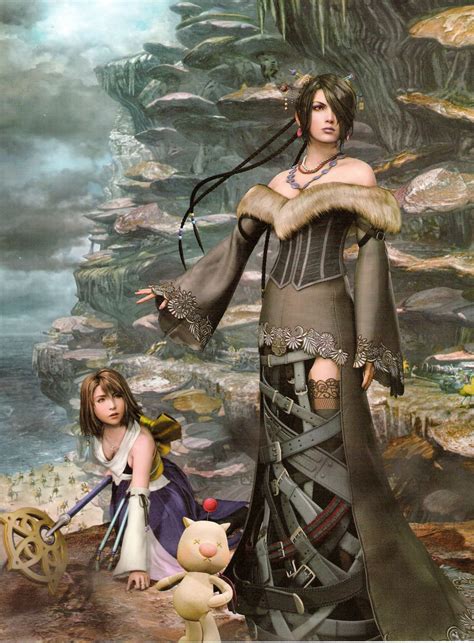 Yuna Moogle And Lulu Final Fantasy And 1 More Danbooru