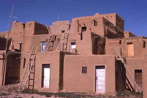 Southwest Native American Homes Pueblos Ancient Adobe Homes In The