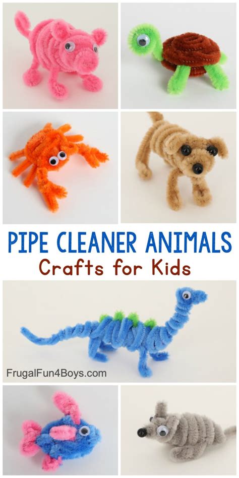 Adorable Pipe Cleaner Animals Craft For Kids Frugal Fun For Boys And