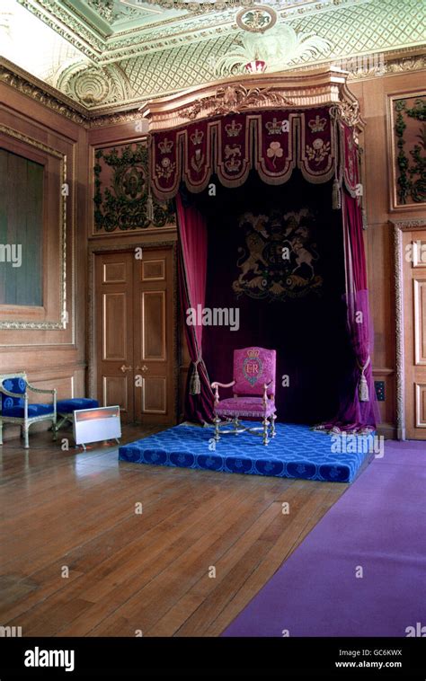 Inside Windsor Castle Throne Room