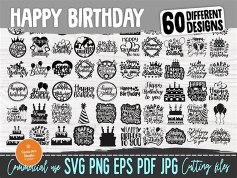 Happy Th Birthday Cake Topper Svg Free Svg Cut Files Hot Sex Picture
