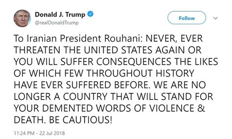 trump s iran tweet and the long history of shouting in all caps the washington post