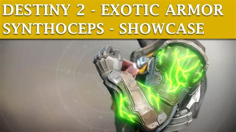 Destiny 2 Exotic Armor Synthoceps Titan Exotic Gauntlets Youtube