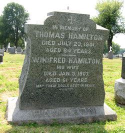 Thomas Hamilton Find A Grave Memorial