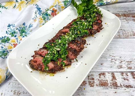 Grilled Hanger Steaks With Chimichurri Grill What You Love