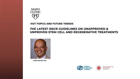 latest isscr guidelines on unapproved unproven stem cell and regenerative treatments zubin