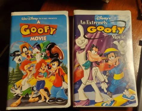 DISNEY S A GOOFY Movie VHS 4658 And An Extremely Goofy Movie VHS