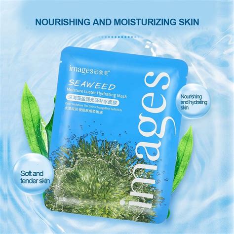 Seaweed Natural Extract Face Mass Moisturizing Permanent Concentrate Serum Mask Sheet Mask