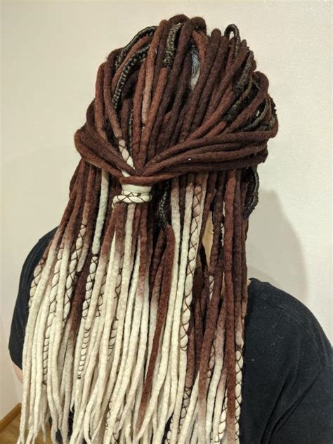 21st Birthday T For Her Faux Dreads Brown Dreadlocks Wool Etsy Canada