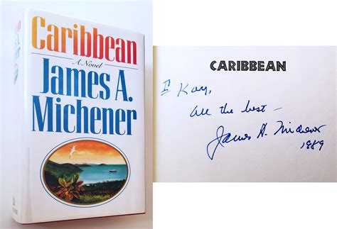 Sold Price James A Michener Signed Caribbean 1989 First Edition