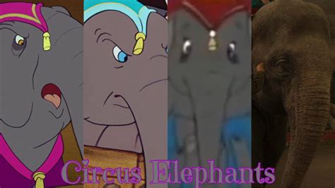 Circus Elephants Dumbo Evolution In Movies And Tv 1941 2019 Youtube