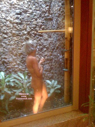 Nude Wife Outdoor Shower March 2010 Voyeur Web