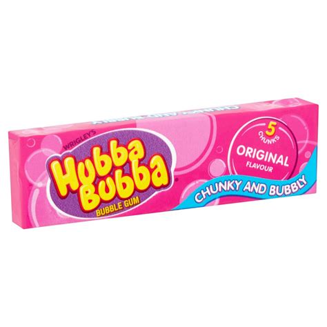 Hubba Bubba Original Flavour Bubble Gum 5 Chunky Chews Bb Foodservice