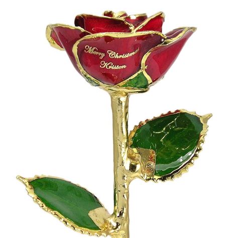 The roses which come in red coated with rose gold is the ideal one to express your love and affection to your lovely mom. Personalized Gold Dipped Rose Christmas Gift: Love Is A Rose