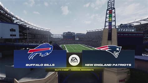 Madden Nfl 24 Buffalo Bills Vs New England Patriots Gameplay Ps5 Youtube