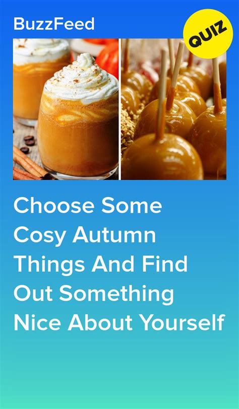 Choose Some Cosy Autumn Things And Find Out Something Nice About