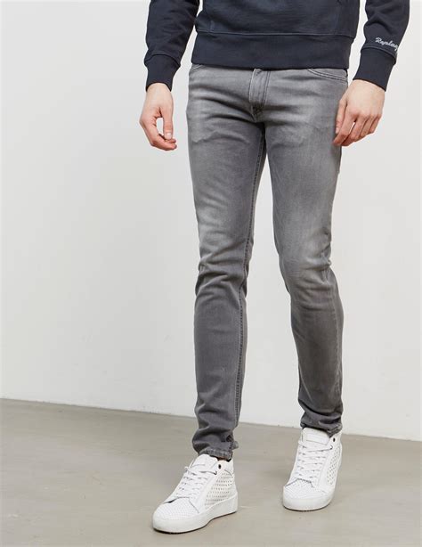 Replay Denim Jondrill Skinny Jeans Grey In Gray For Men Lyst