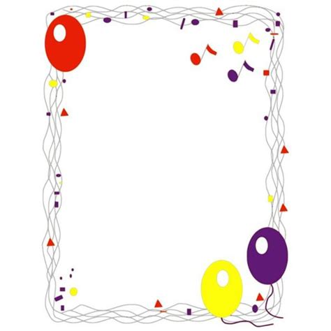 Birthday Clipart Borders 20 Free Cliparts Download Images On