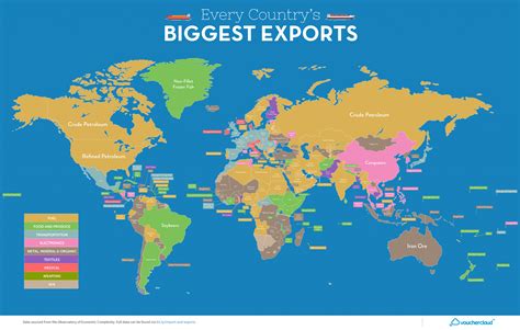 Map Of The Week Every Countrys Biggest Exports Ubique