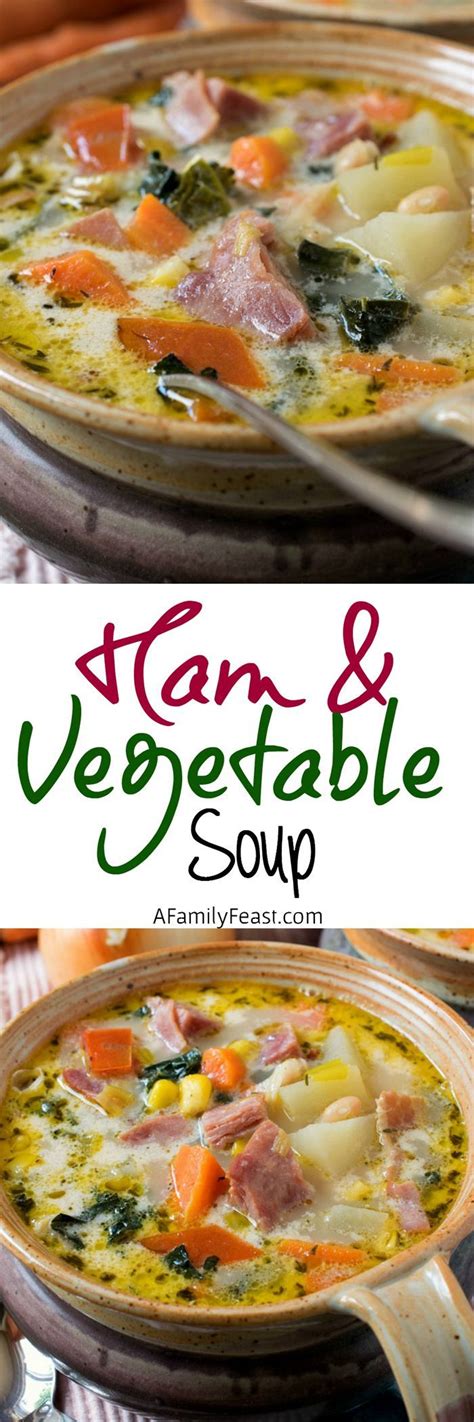 But i do not recommend using a milk beverage with added protein. Ham and Vegetable Soup | Recipe | Soup recipes, Food ...