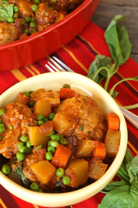Spring is slowly getting here to our little valley. Stove-Top Spiced Turkey Meatball Stew Recipe - weekend recipes