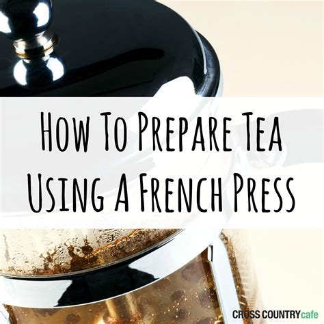 How to Prepare Tea Using a French Press | How to prepare 