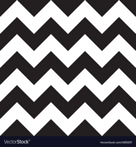 Big Chevron Background Black White Royalty Free Vector Image