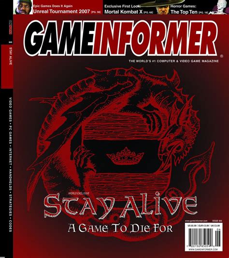 Game Informer Stay Alive Video Game Magazines Game Informer
