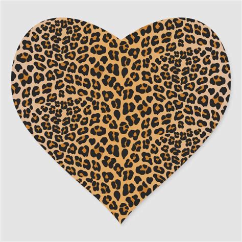 Leopard Heart Svg Cheetah Heart Svg Leopard Print Svg Valentines Svg