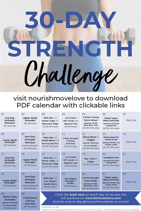 Get Fit This Fall With This Free 30 Day Fitness Challenge This Workout